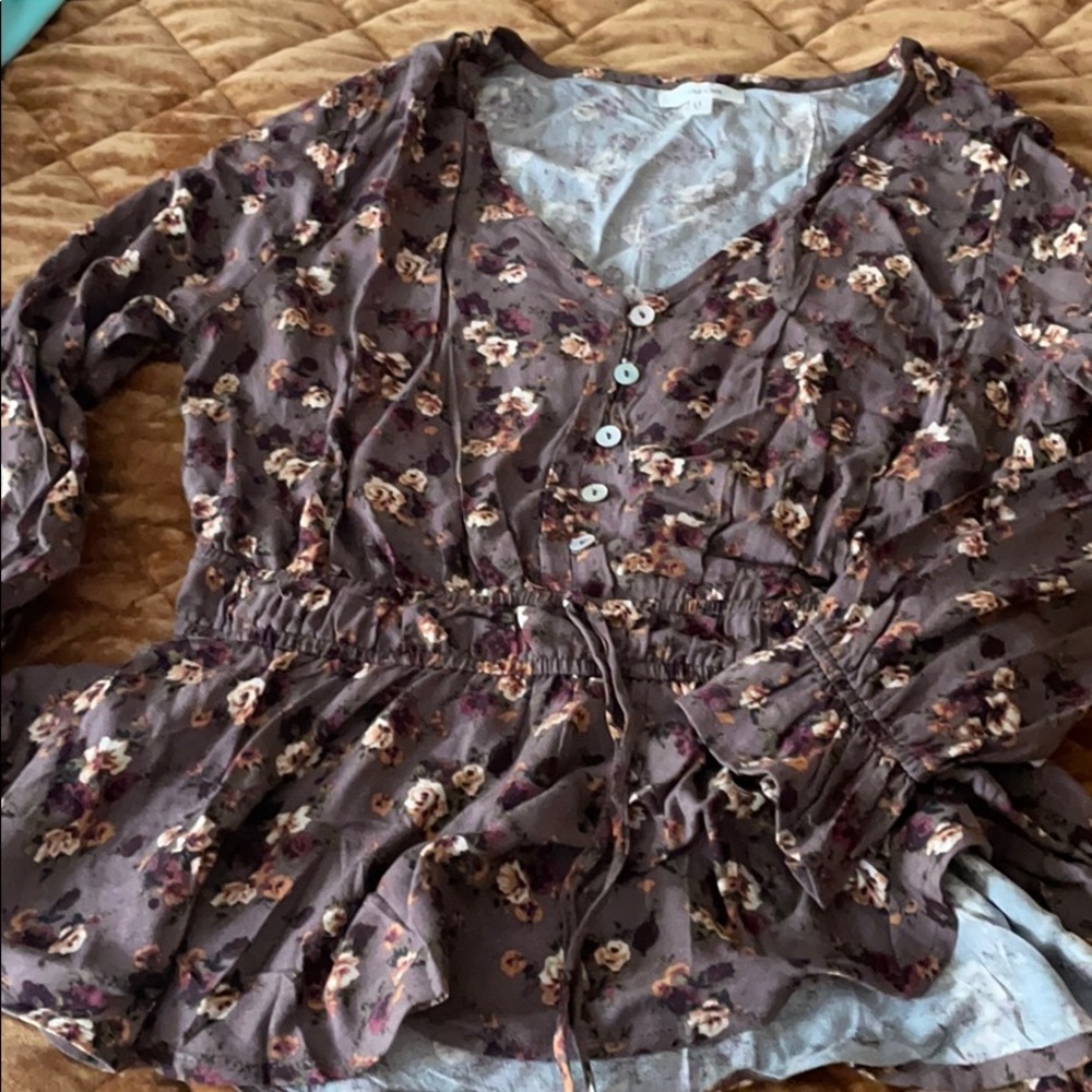 Maurices floral blouse
